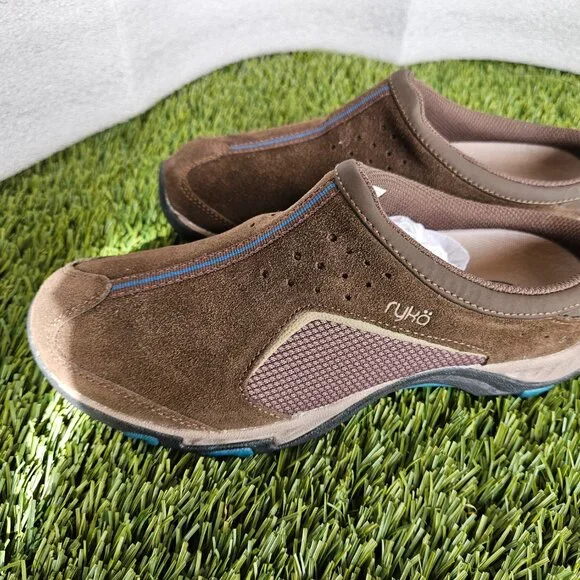 Ryka Nitracel Outdoor Mule – Brown/Teal – Women’s Size 8 – New in Box - Picture 5 of 5